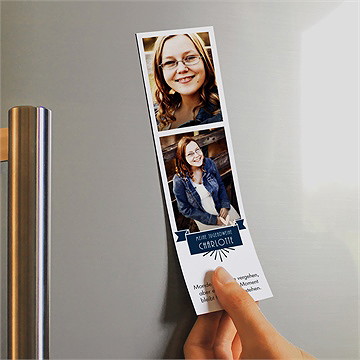 Andenken Jugendweihe Blaue Banderole - Magnet - vue 2