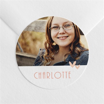 Aufkleber Jugendweihe Blaue banderole