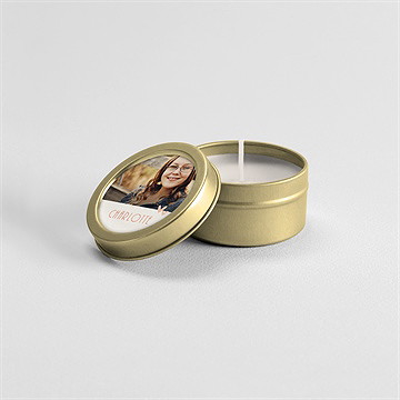 Kerze Jugendweihe Blaue Banderole - Vue 3