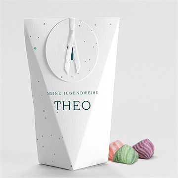 Geschenkbox Jugendweihe Silbersternchen - Schachtel