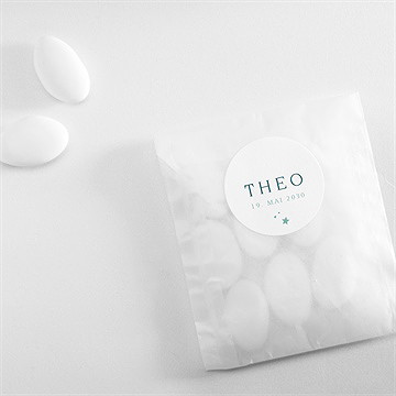 Aufkleber Jugendweihe Silbersternchen - Vue 4