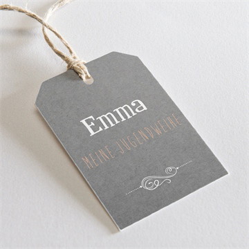 Geschenkanhänger Jugendweihe Schieferglück