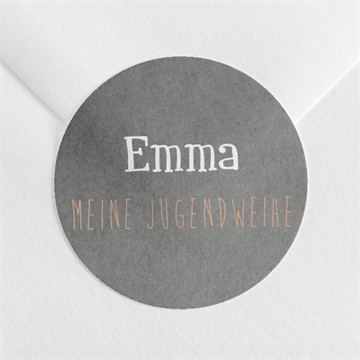 Aufkleber Jugendweihe Schieferglück