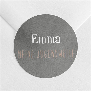 Aufkleber Jugendweihe Schieferglück