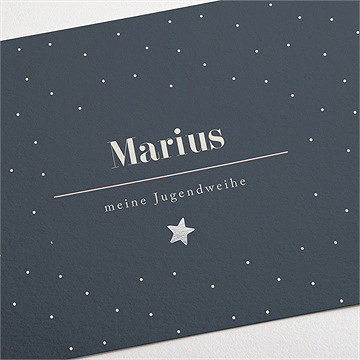 Einladungskarte Jugendweihe tiefe nacht - vue 3