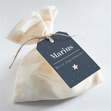 Geschenkanhänger Jugendweihe Tiefe Nacht - Vue 2