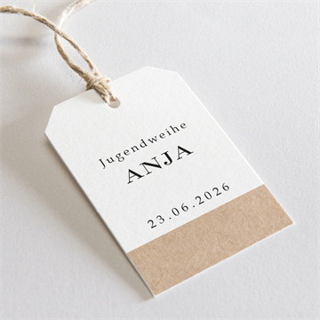 Geschenkanhänger Jugendweihe Meine jugendweihe