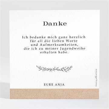 Danksagungskarte Jugendweihe Meine Jugendweihe - Vue 2