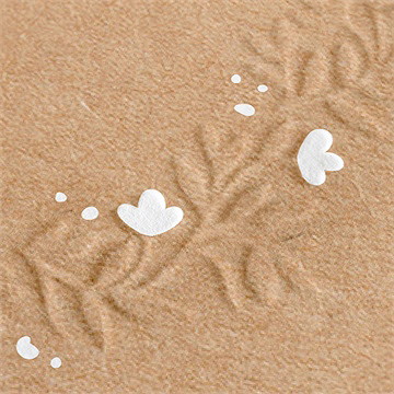 Einladungskarte Jugendweihe blumenrelief - Vue 2