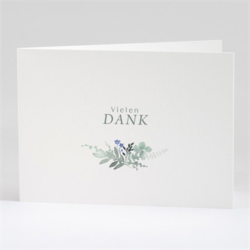 Trauerdanksagung sehnsucht - klappkarte