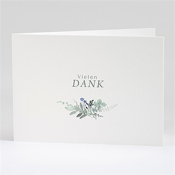 Trauerdanksagung Sehnsucht - Klappkarte