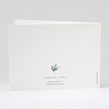 Trauerdanksagung Sehnsucht - Klappkarte - Vue 3