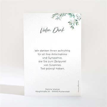 Trauerdanksagung Schicksal - Vue 2