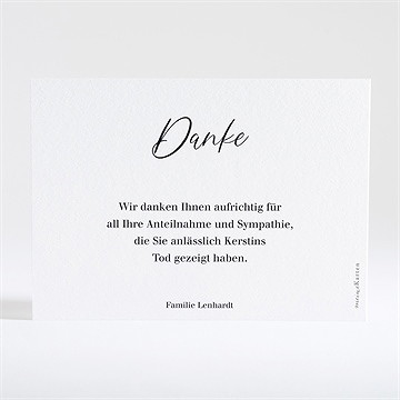 Trauerdanksagung Ewig - Vue 2