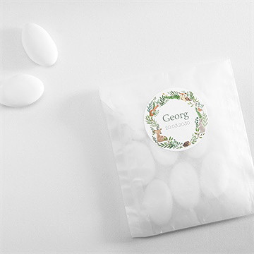 Sticker Geburt tanz der waldtiere (junge) - vue 4