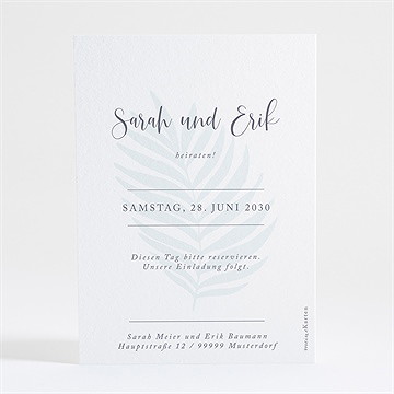 Save the Date Karte evasion - vue 2