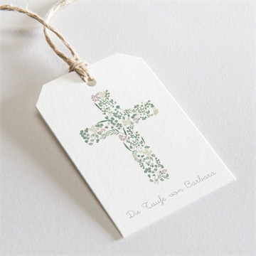 Geschenkanhänger Taufe festtag - prägung