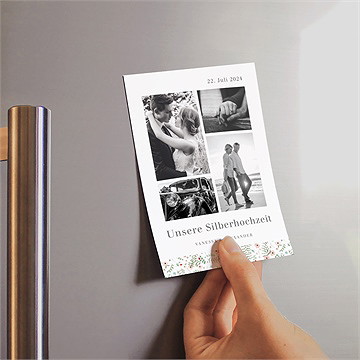 Einladung Hochzeitsjubiläum Positiv - 25 Jahre - vue 2