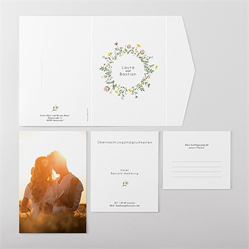 Hochzeitseinladung Landfreude - All In One - vue 4