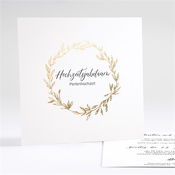 Einladung Hochzeitsjubiläum Goldener Kranz