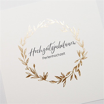 Einladung Hochzeitsjubiläum Goldener Kranz - vue 3