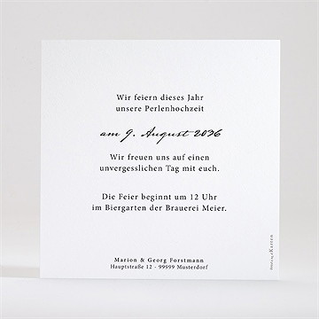 Einladung Hochzeitsjubiläum Goldene Liebe - vue 3