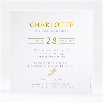 Einladungskarte Einschulung schuleinführung - vue 4