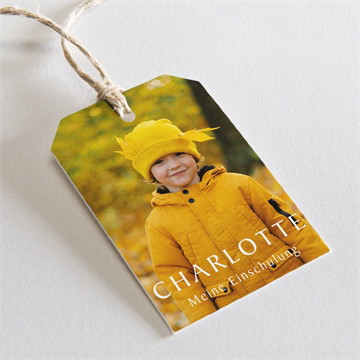 Geschenkanhänger Einschulung schuleinführung