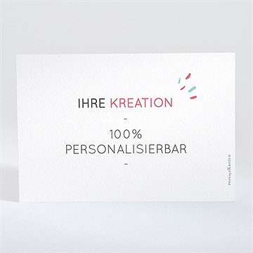 Einladung Hochzeitsjubiläum blanco 13,8x9,5cm (n111258) - vue 2