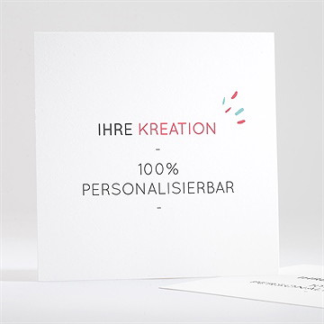 Einladung Hochzeitsjubiläum blanco 13,5x13,5cm (n35157)