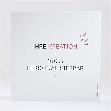 Einladung Hochzeitsjubiläum blanco 13,5x13,5cm (n35157) - vue 2