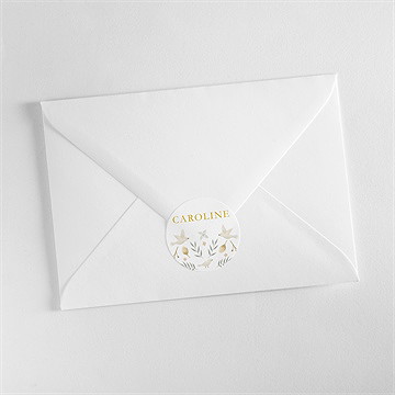 Aufkleber Taufe zarte eleganz - vue 3