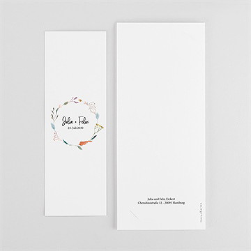 Dankeskarte Hochzeit landkunst - fotostreifen - vue 4