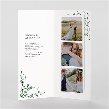 Dankeskarte Hochzeit unter dem olivenbaum - vue 2