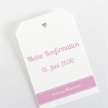 Geschenkanhänger Konfirmation Farbenfrohe Konfirmation - vue 3