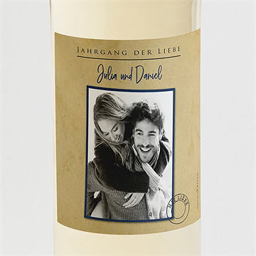 Flaschenetikett Hochzeit hochzeitstelegramm