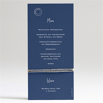 Menükarte Hochzeit hochzeitstelegramm - vue 2