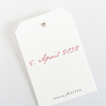 Geschenkanhänger Konfirmation Kupferblätter - vue 3