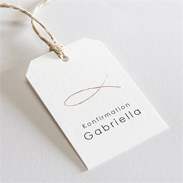 Geschenkanhänger Konfirmation Kirchliche Feier