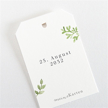 Geschenkanhänger Konfirmation Weiße Rosen - vue 3