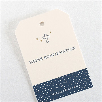 Geschenkanhänger Konfirmation Sterne - vue 3