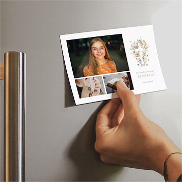 Dankeskarte Konfirmation frühlingsfeier - vue 2