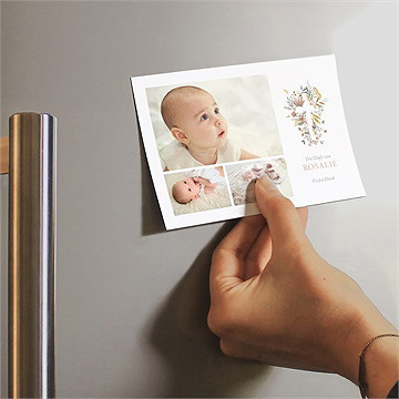 Dankeskarte Taufe freude pur - vue 2