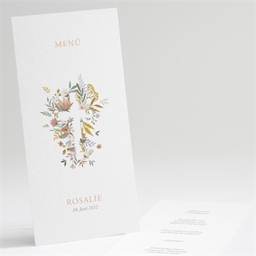 Menükarte Taufe Freude pur