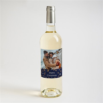 Flaschenetikett Weihnachten weihnachtliche zweige - vue 2