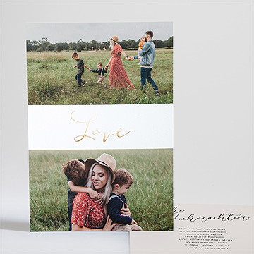 Weihnachtskarte unsere momente