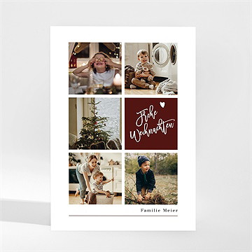 Weihnachtskarte foto-gitter - magnet