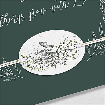 Weihnachtskarte wünsche zum aufblühen - vue 2