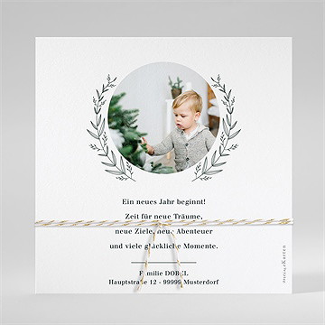 Weihnachtskarte wünsche zum aufblühen - vue 3