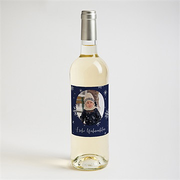 Flaschenetikett Weihnachten weihnachtssterne - vue 2